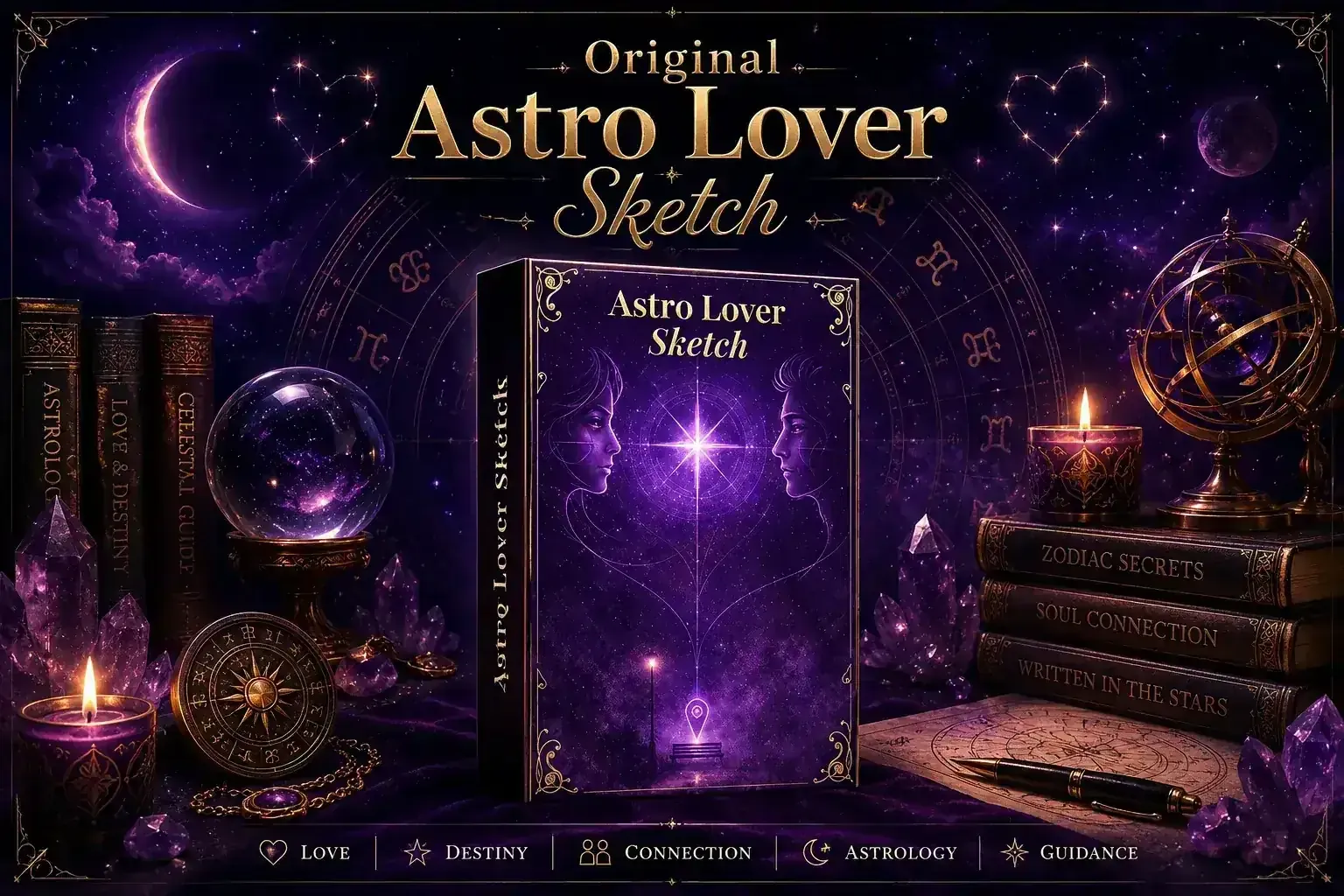 Astro Lover Sketch digital package preview